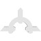 Ekena Millwork Ericson Architectural Grade PVC Gable Bracket, 36"W x 21"H x 4"D x 4"F, 14/12 Pitch GBP036X21X0404ERI00 - alternate 5